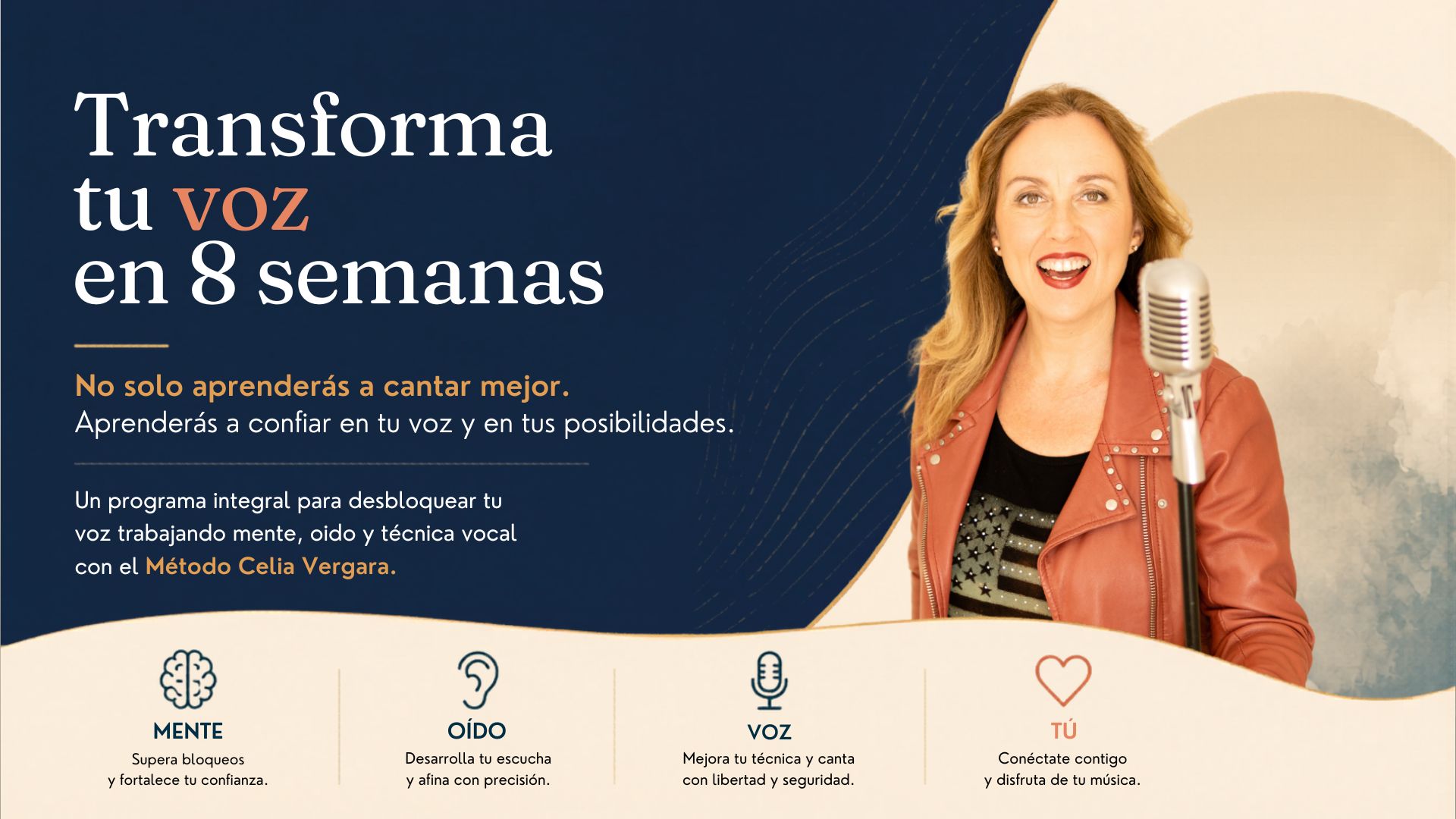 Transforma tu voz en 8 semanas